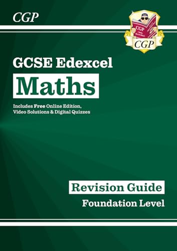 GCSE Maths Edexcel Revision Guide: Foundation inc Online Edition, Videos & Quizzes: for the 2024 and 2025 exams (CGP Edexcel GCSE Maths) von Coordination Group Publications Ltd (CGP)
